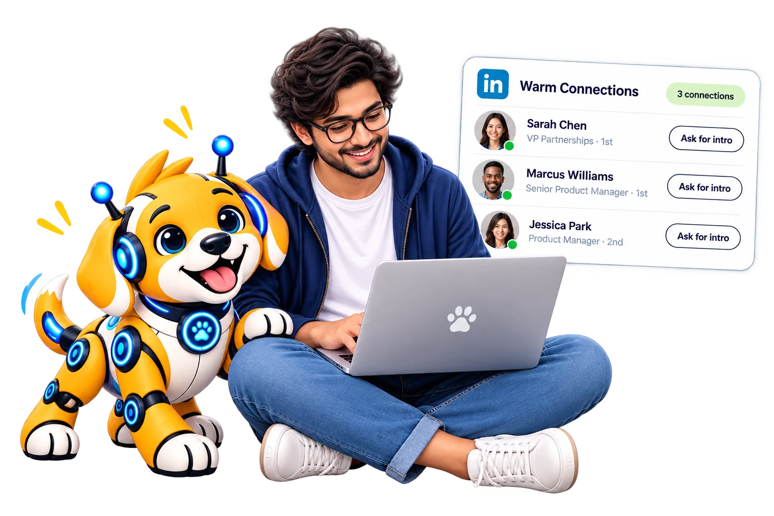 Zendoo warm connections at hiring companies